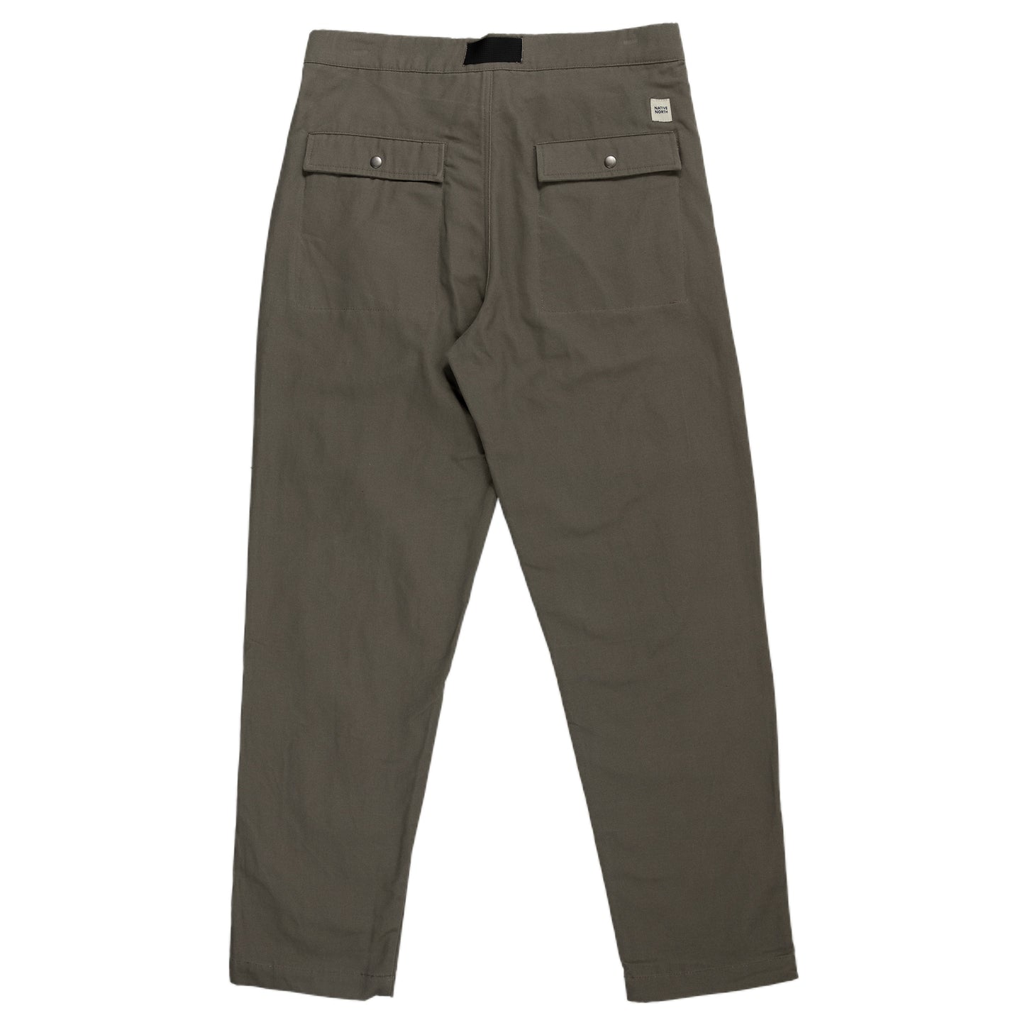 Native North Toro Canvas Pant Bottoms Olive Back