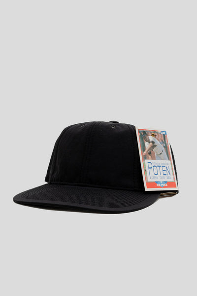 Poten Nylon Cap in Black | Wallace Mercantile Shop