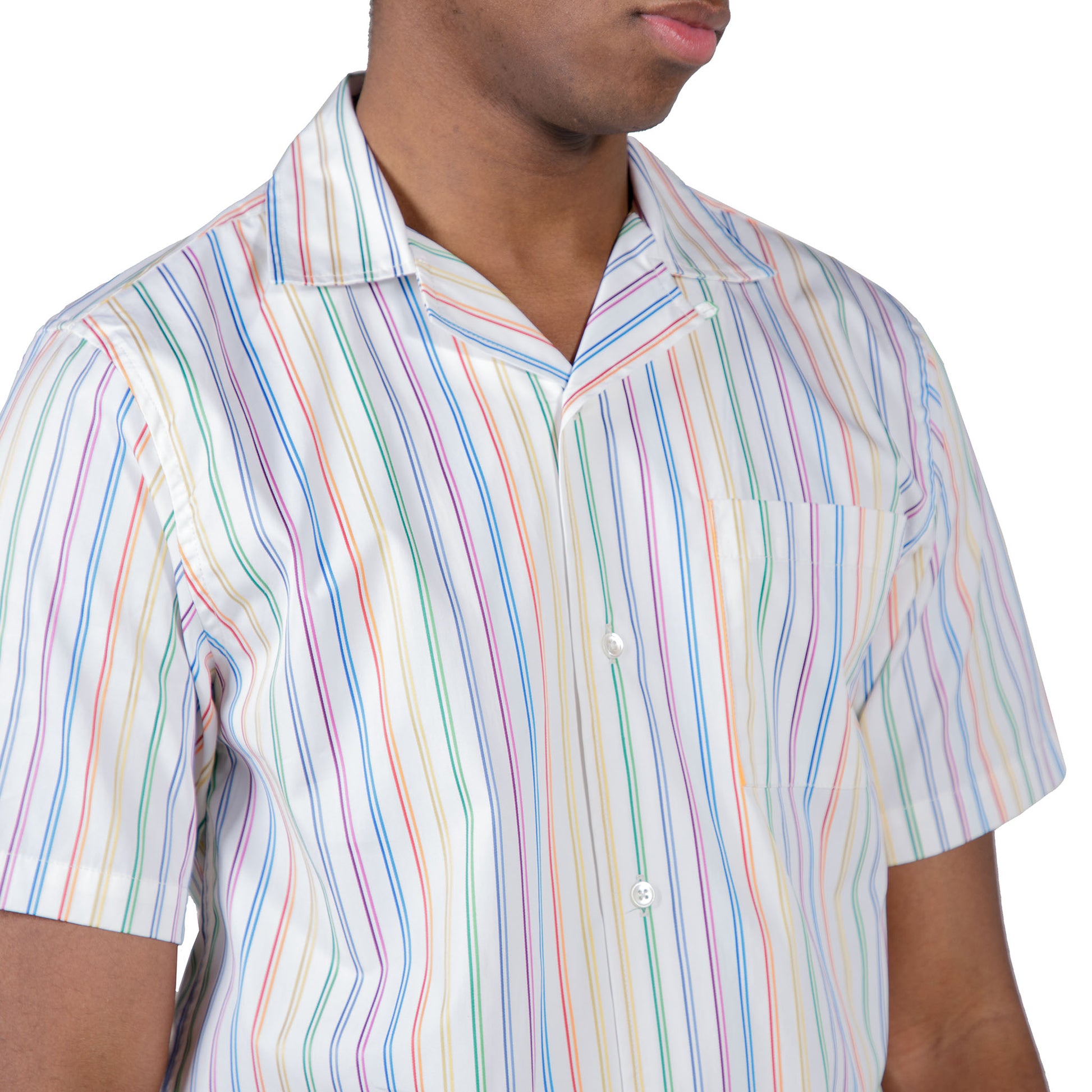 shop Reception shirt online bowling short sleeve multicolor stripes