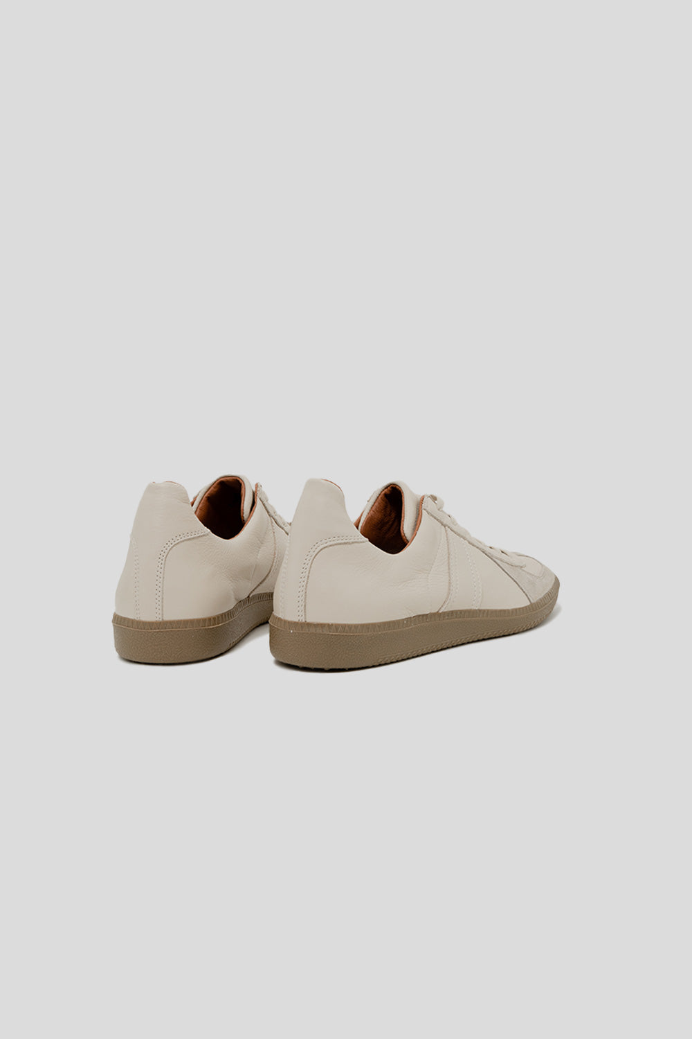 Reproduction of Found German Military Trainer Shoe in Panna