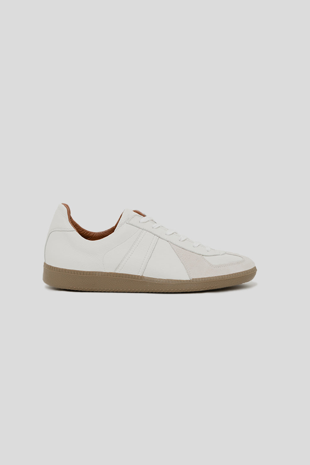 Reproduction of Found German Military Trainer Shoe in White
