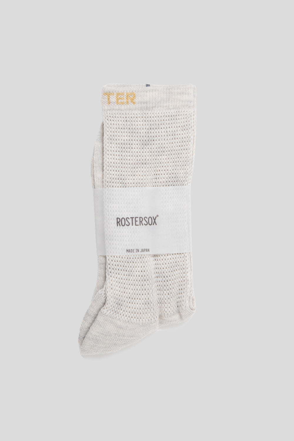 Rostersox Merino Wool Pile Socks in White