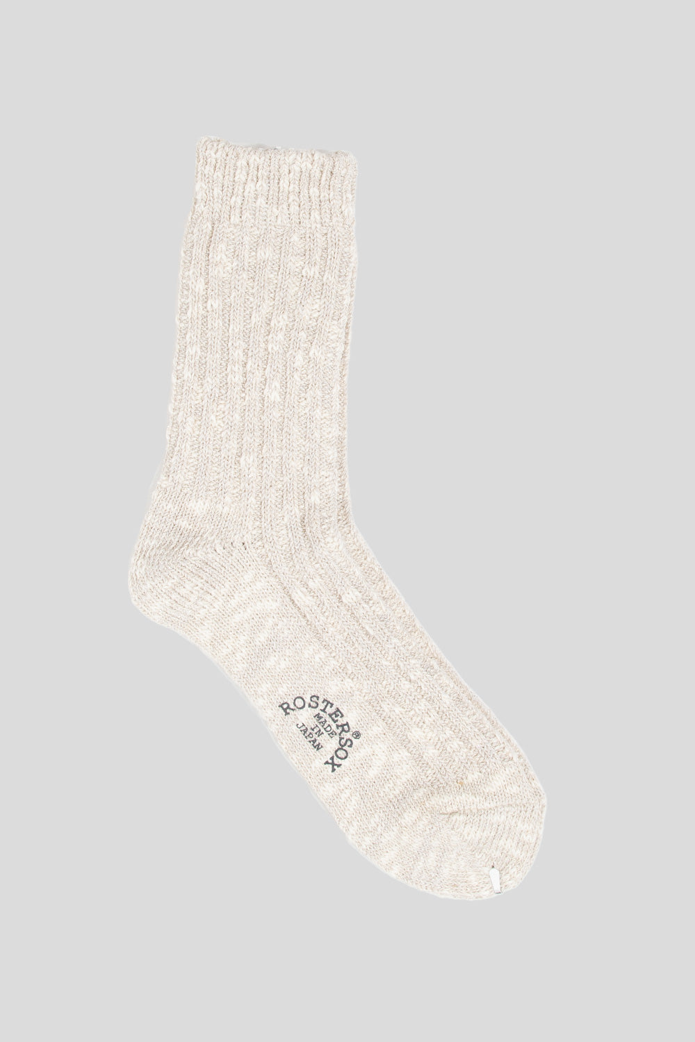Rostersox P Slub Socks in White