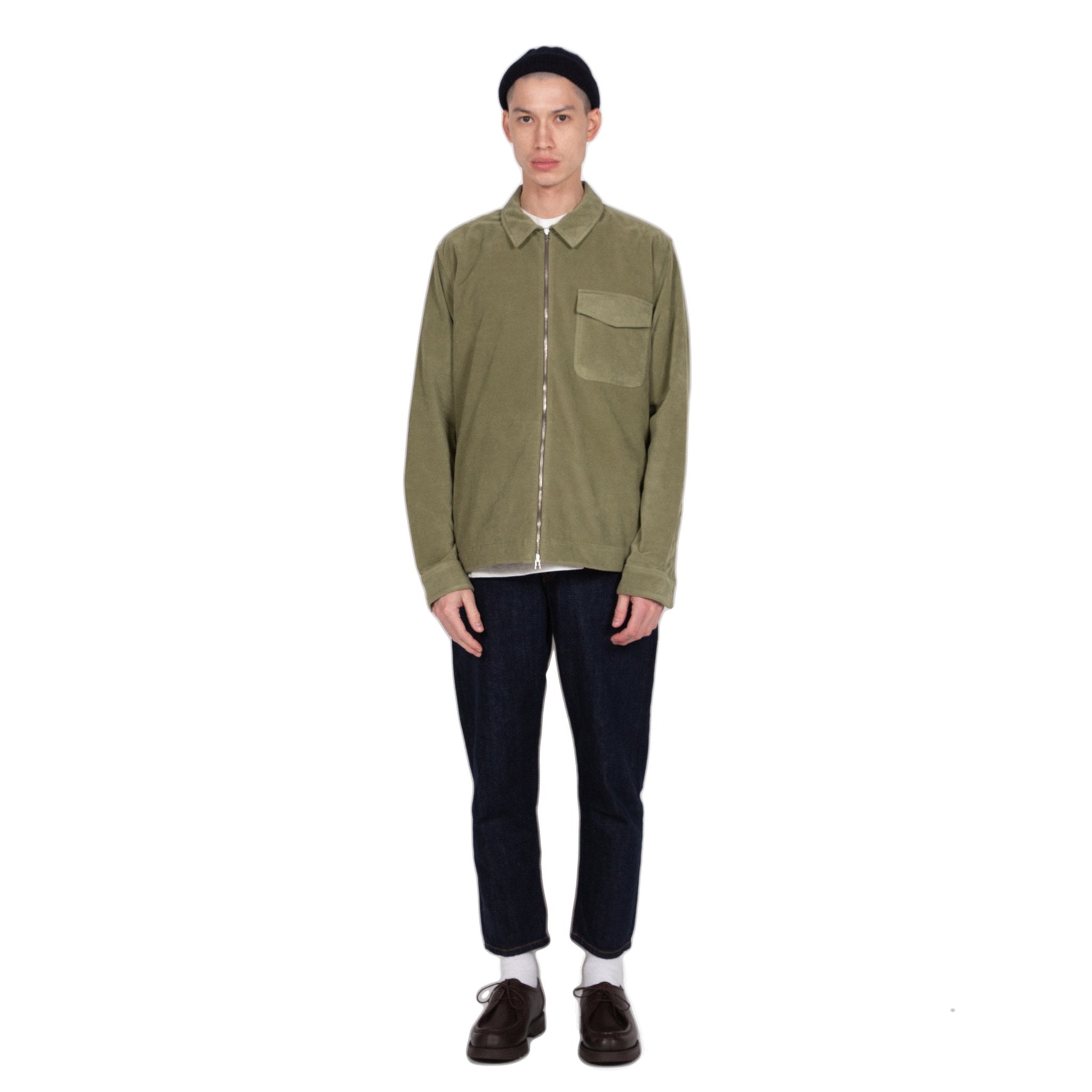 Schnaydermans moleskin deals zip shirt