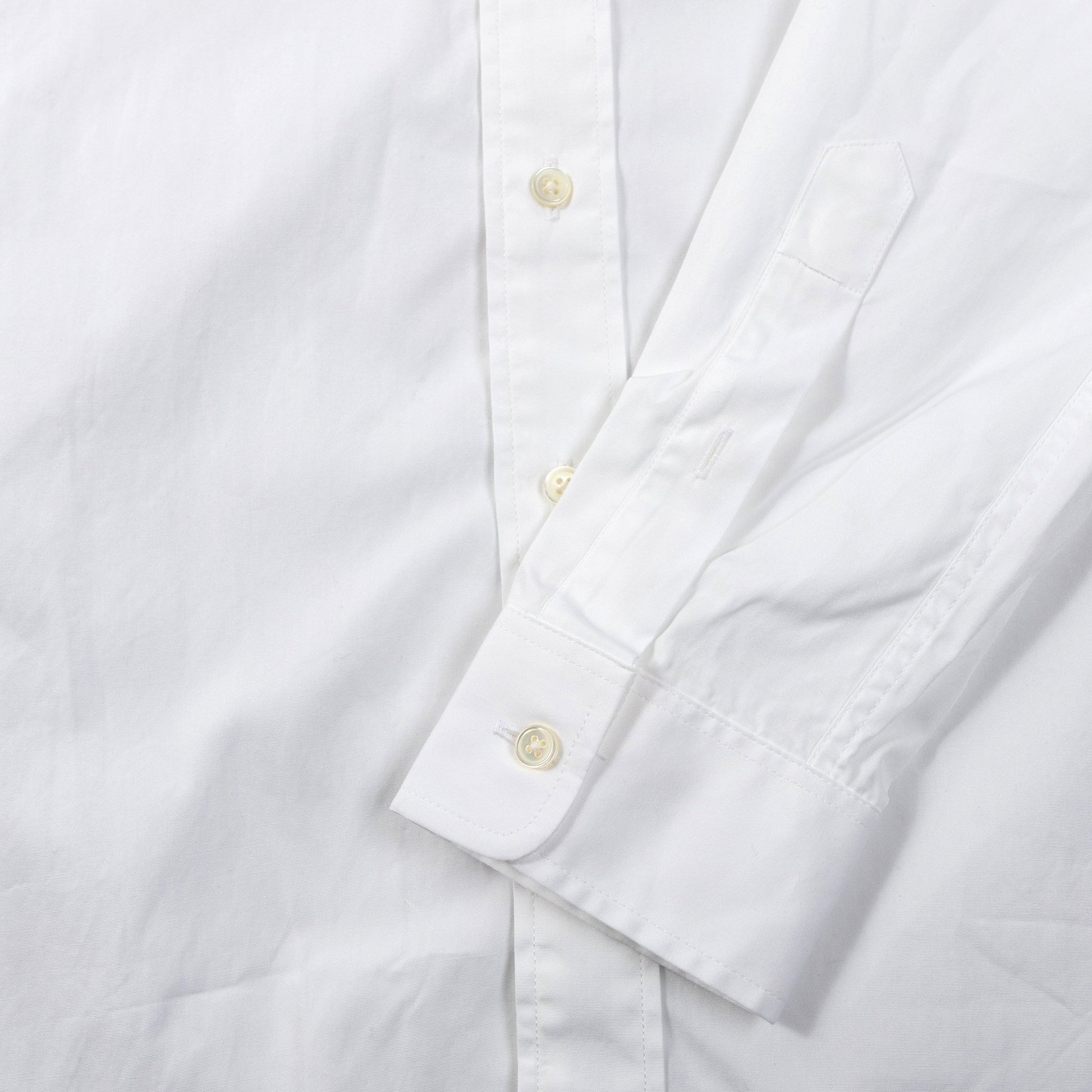 schnaydermans Shirt Poplin One White button up