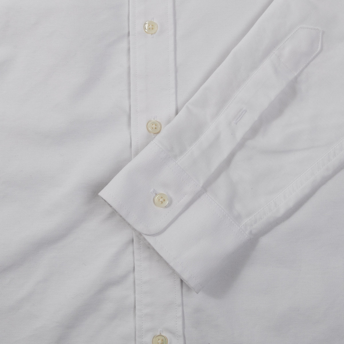 schnaydermans Shirt Oxford One button up white cuff