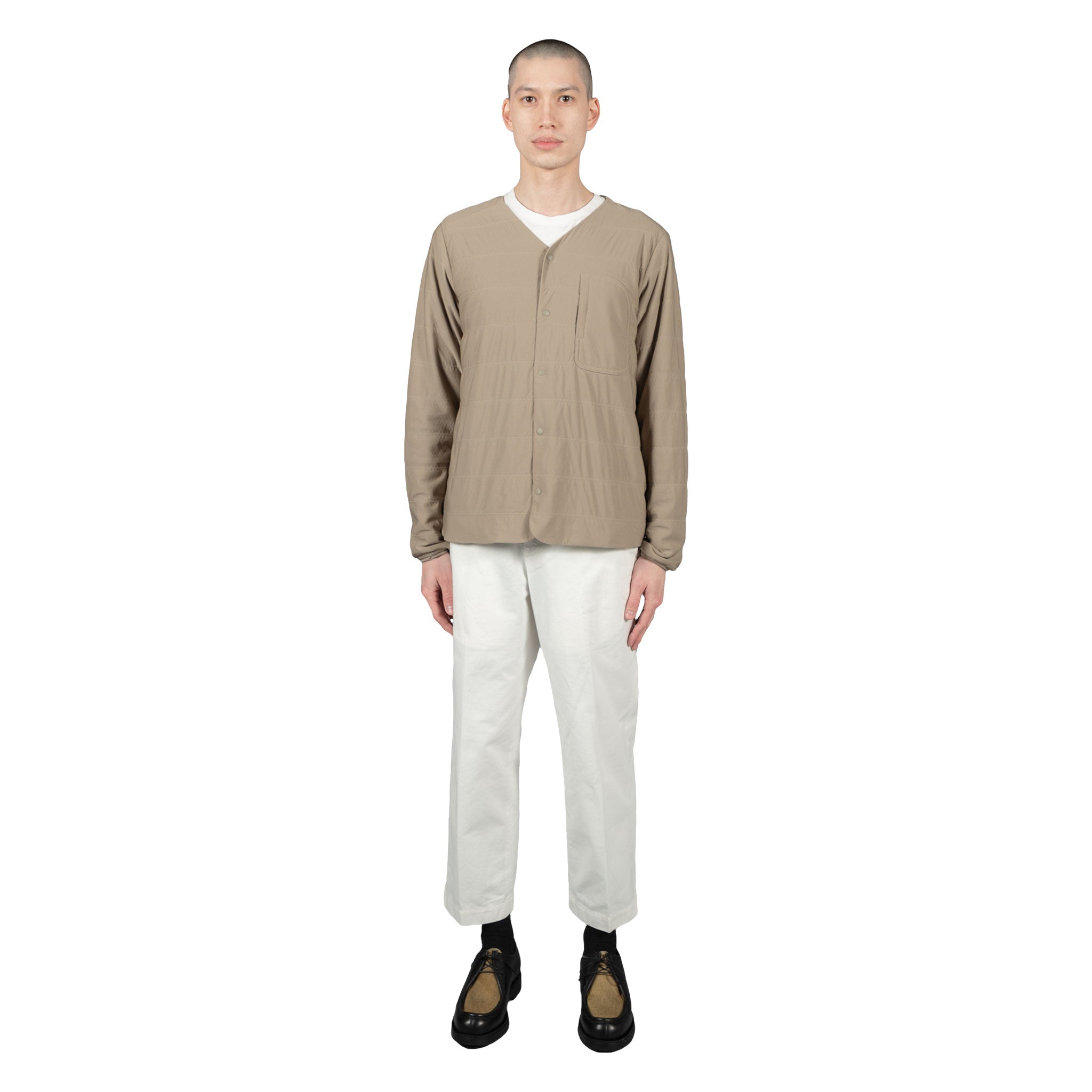 Snow Peak Flexible Insulated Cardigan - Beige | Wallace Mercantile Sho