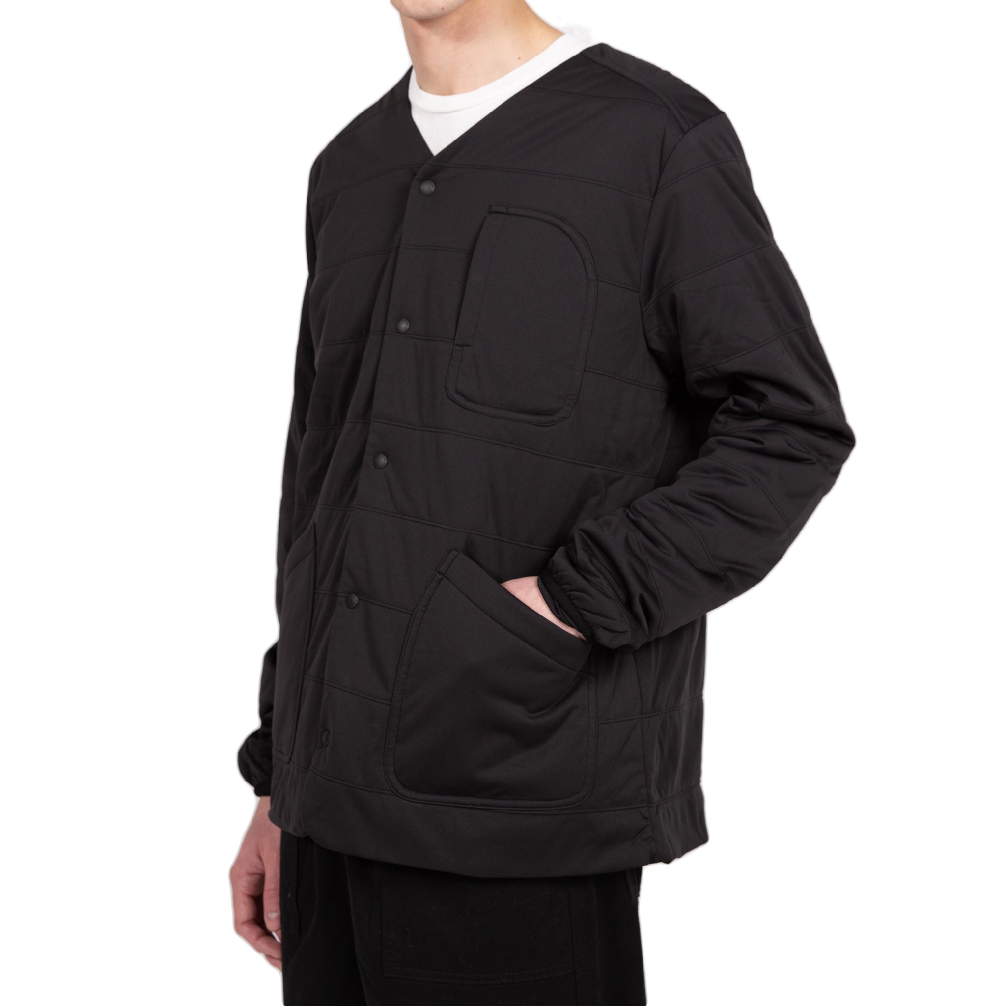 Snow Peak Flexible Insulated Cardigan - Black | Wallace Mercantile