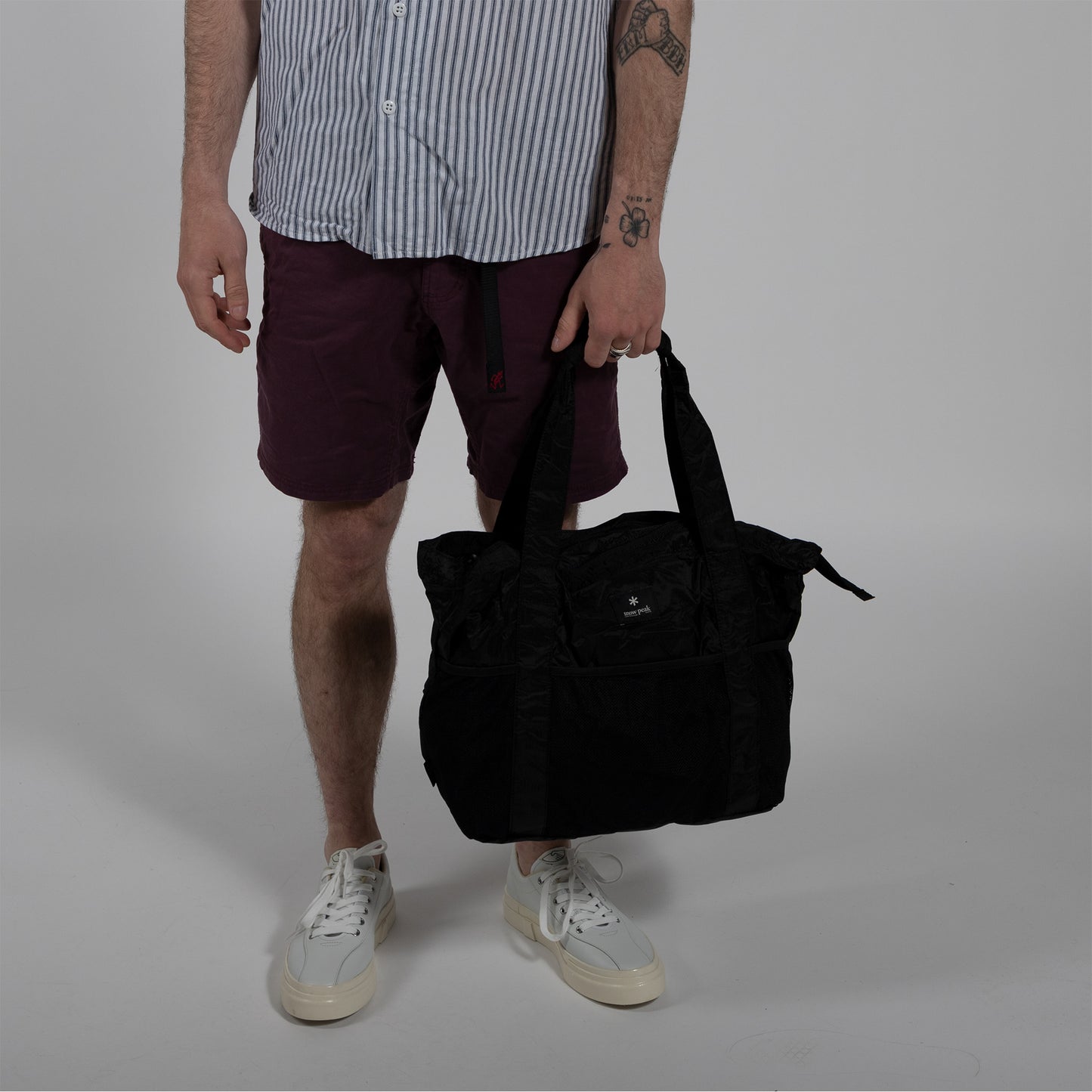 Pocketable Tote Bag Type 02 - Black