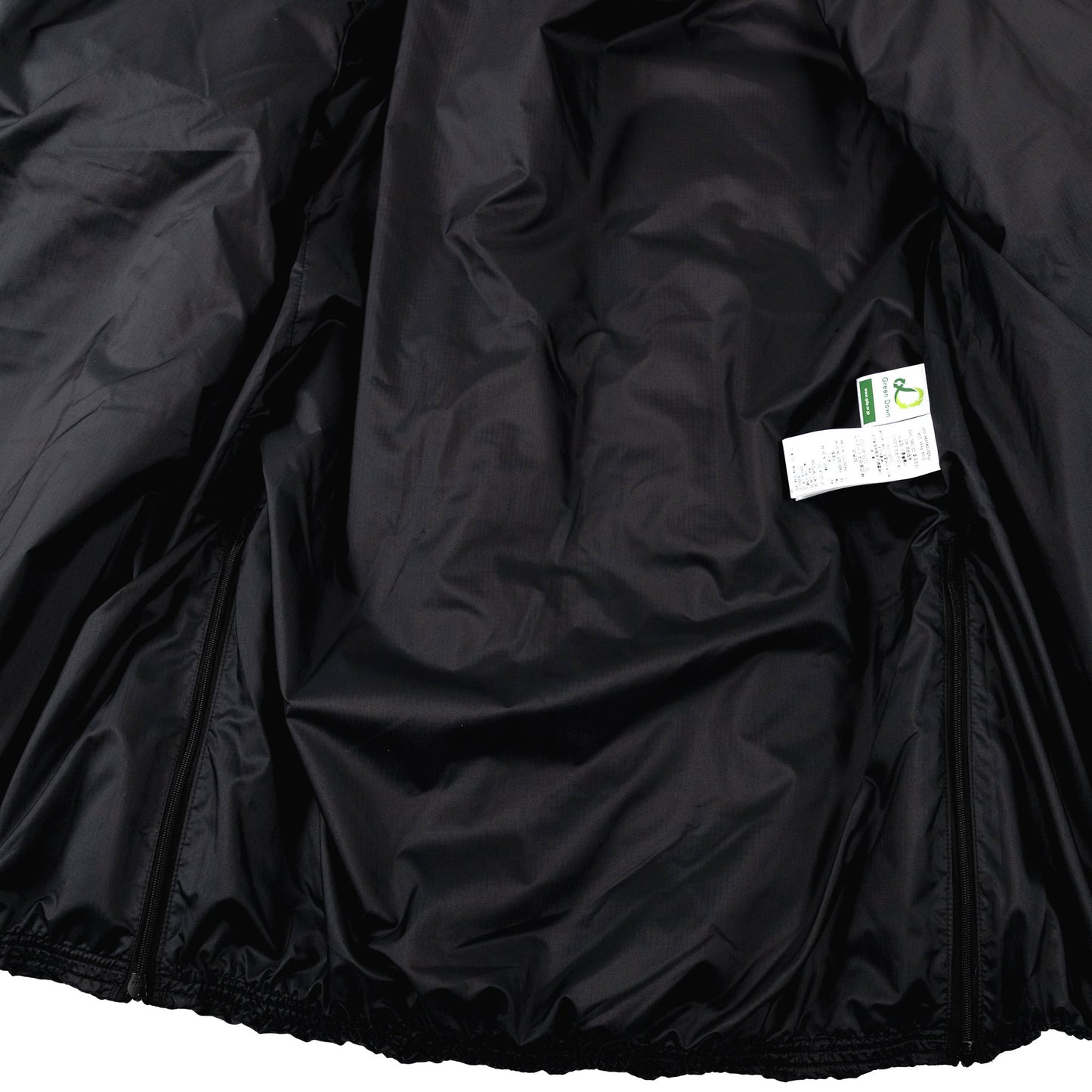 snowpeak recycled middle down packable jacket black