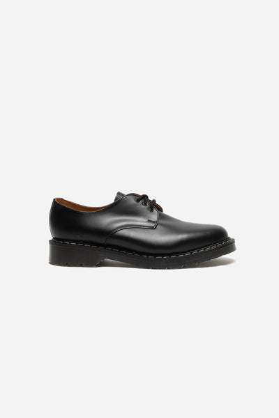 Solovair Gibson Shoe in Black Hi-Shine | Wallace Mercantile Shop