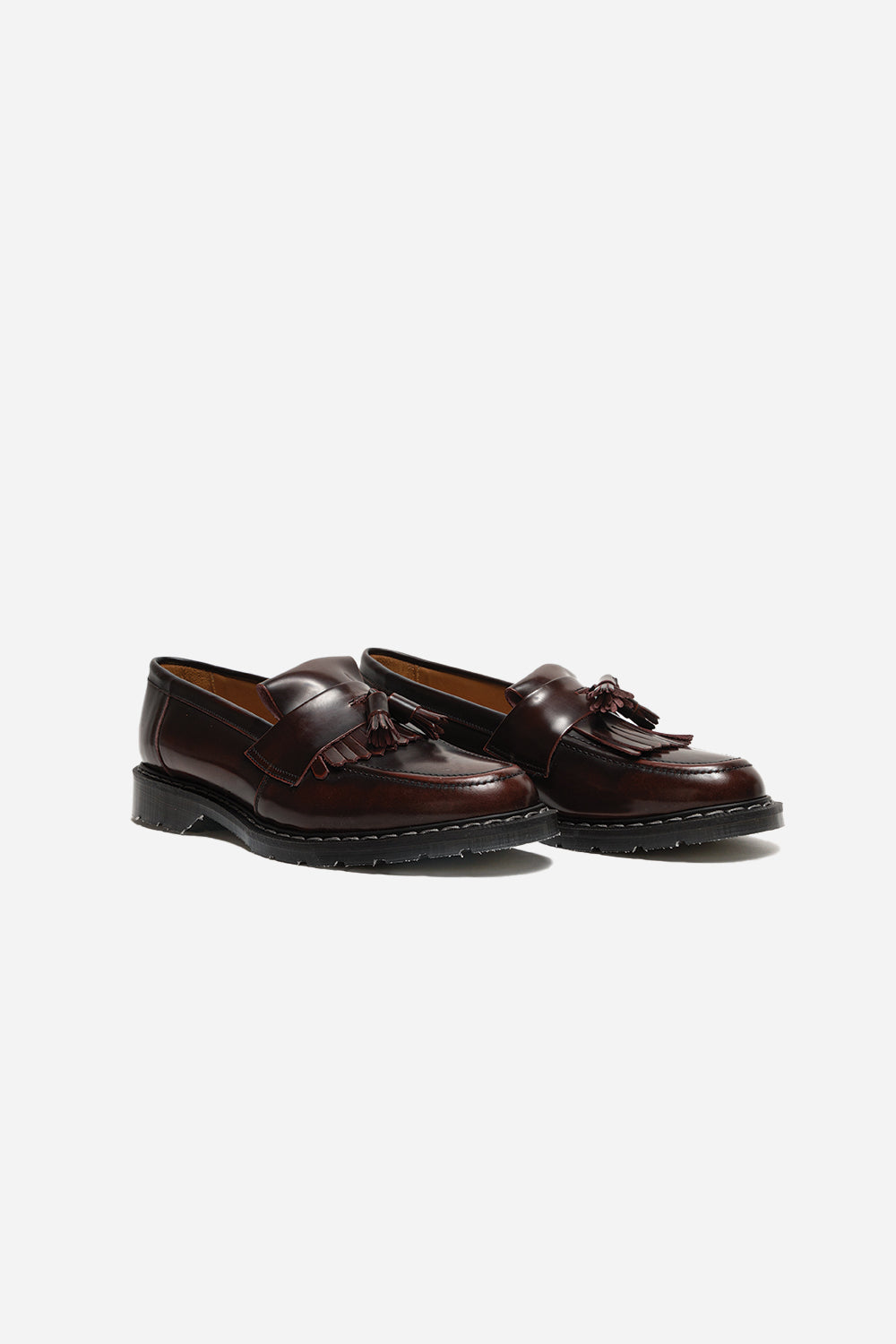 Solovair Tassel Loafer in Burgundy Rub-Off | Wallace Mercantile Shop