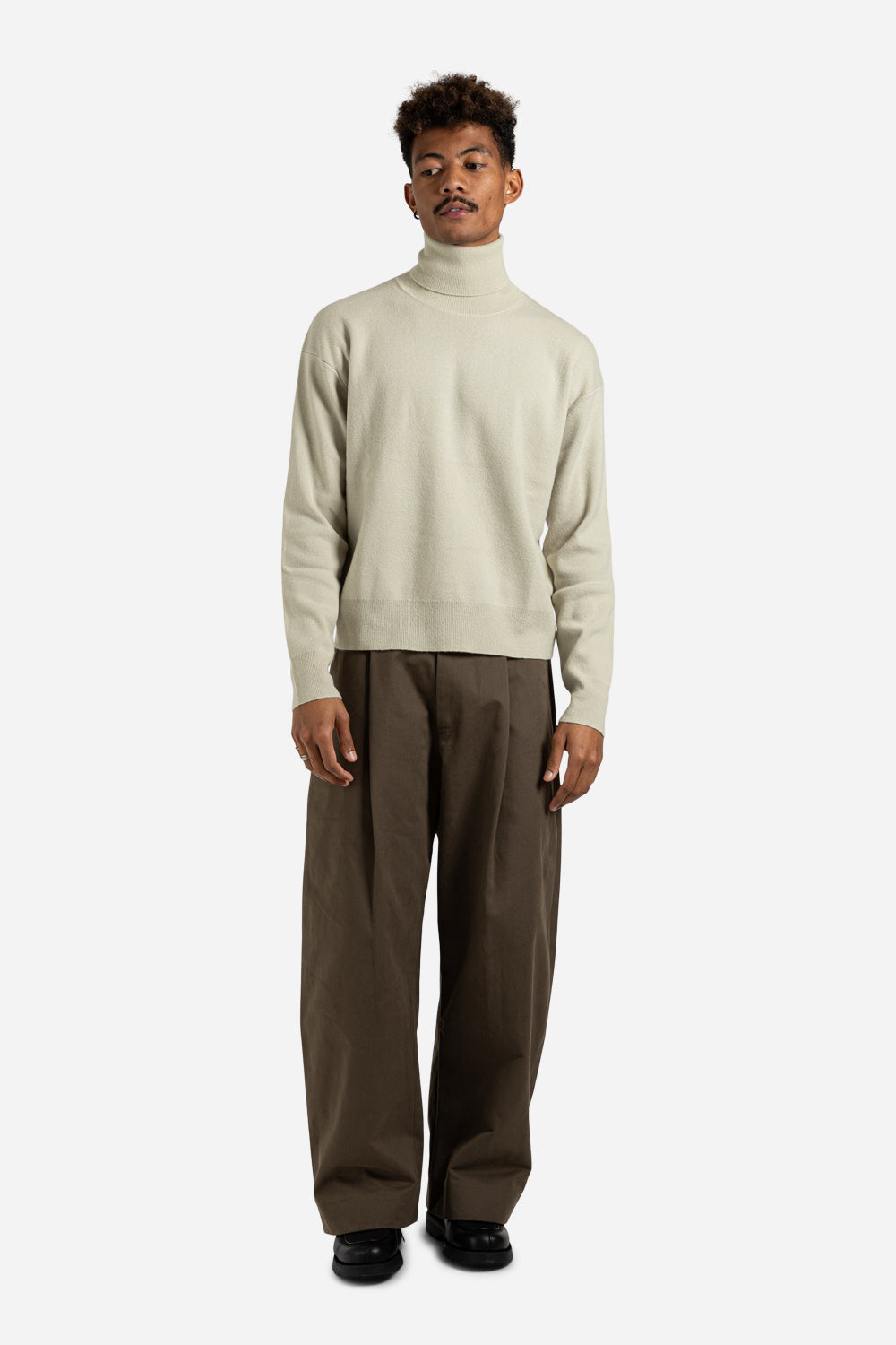 Studio Nicholson Hirc Knit Sweater in Dove - Wallace Mercantile Shop