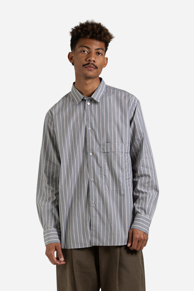 Studio Nicholson Santo Shirt in Multi Stripe - Wallace Mercantile Shop