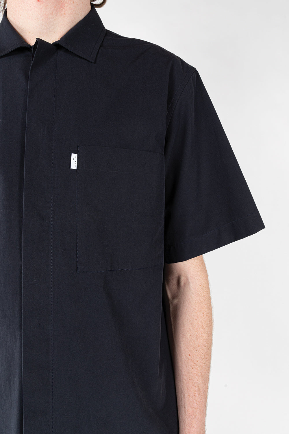 Studio Nicholson Zanza Shirt in Dark Navy - Wallace Mercantile Shop