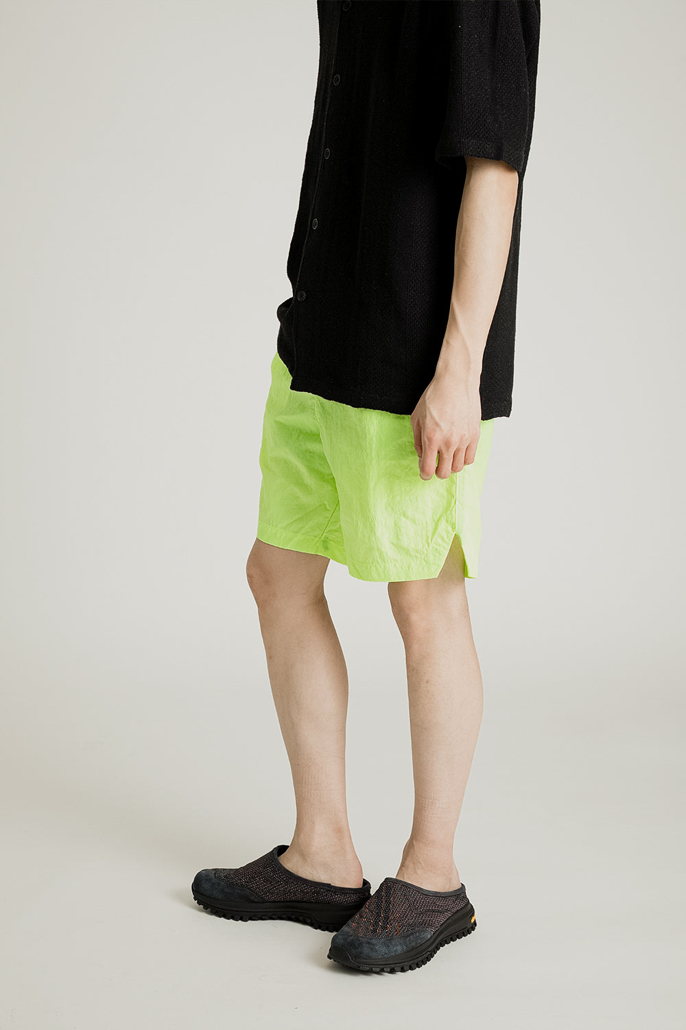 Sunflower Mike Shorts in Neon Yellow