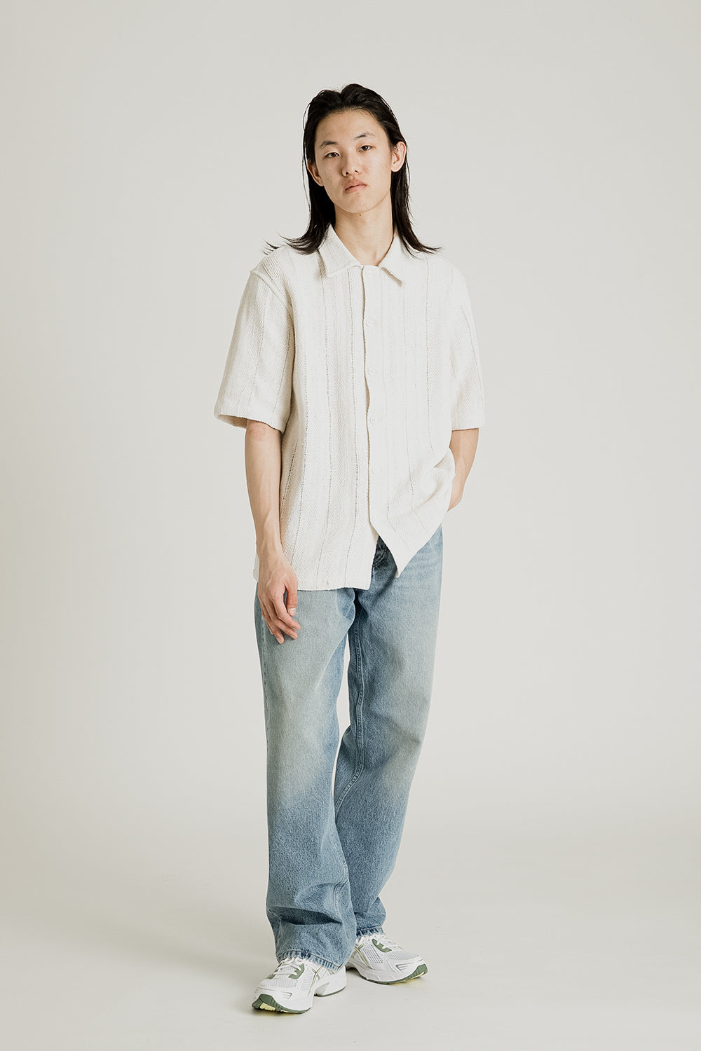 Sunflower Spacey SS Shirt in Off White | Wallace Mercantile Shop