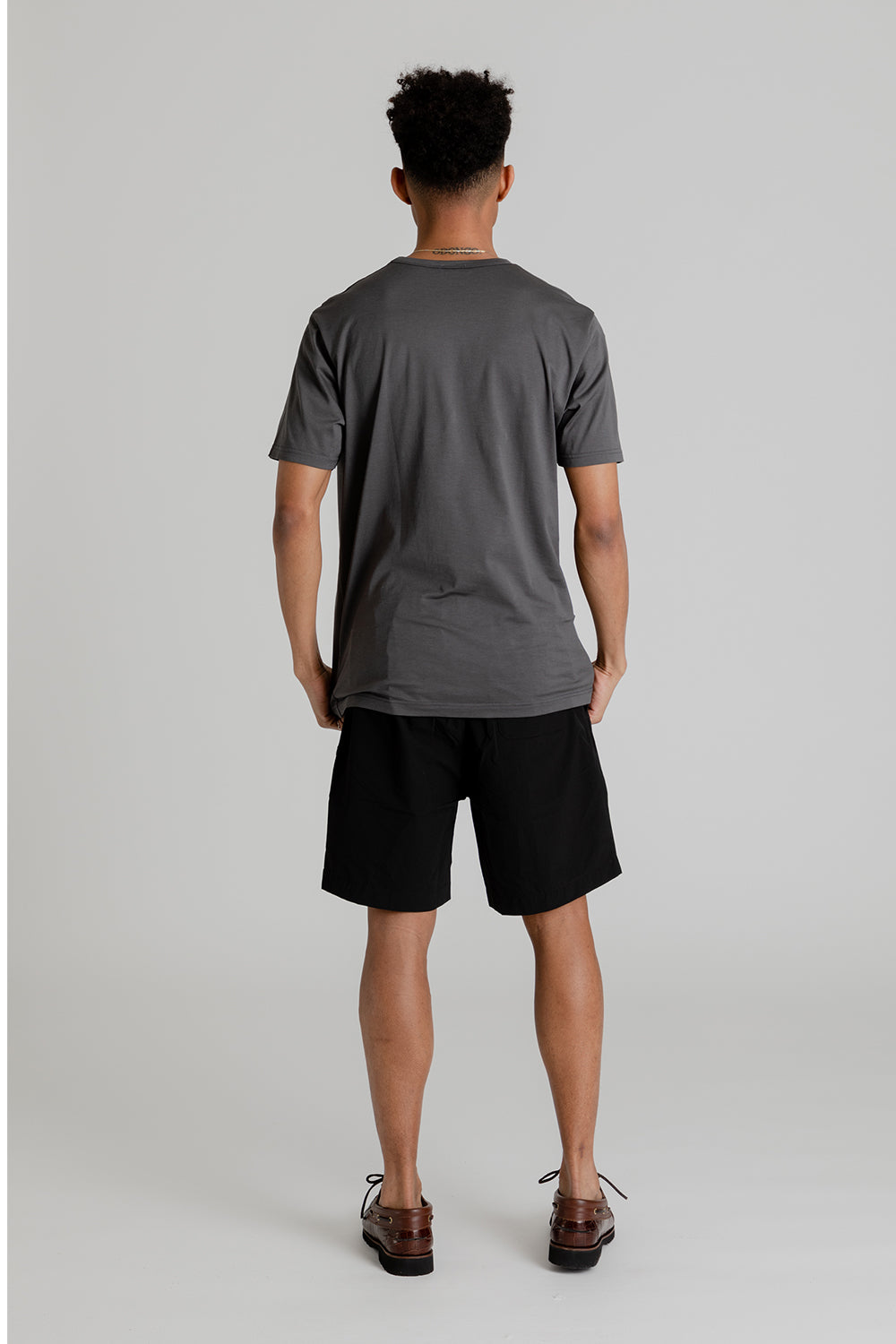 Sunspel Classic T-Shirt in Charcoal
