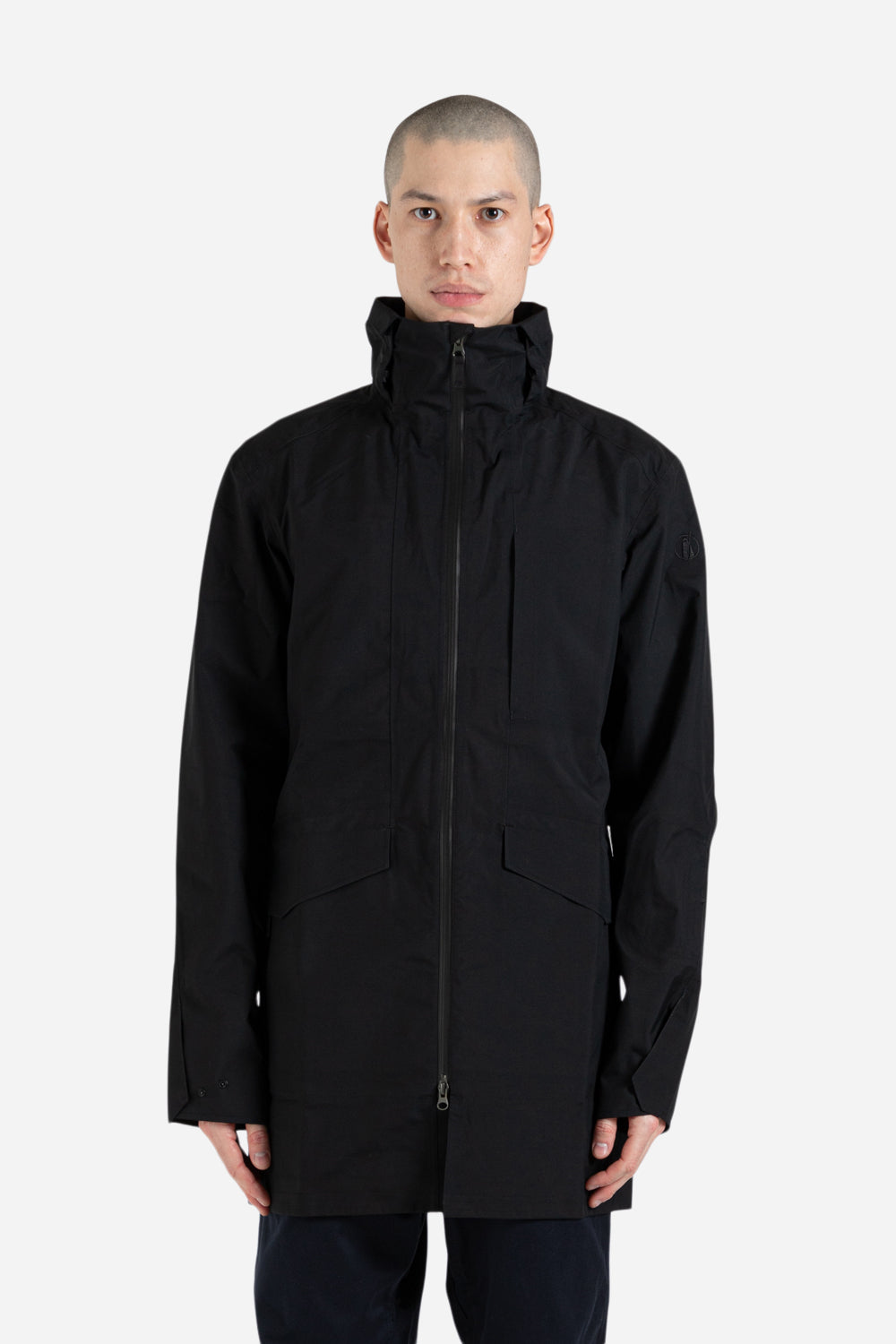 Poutnik Shield Coat GTX in Caviar Black - Wallace Mercantile Shop