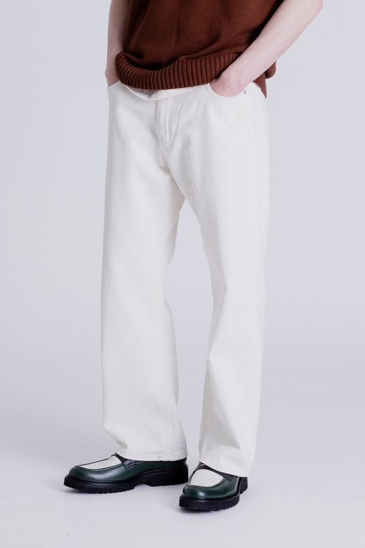 Uniform Bridge Comfort Denim Pants in Natural