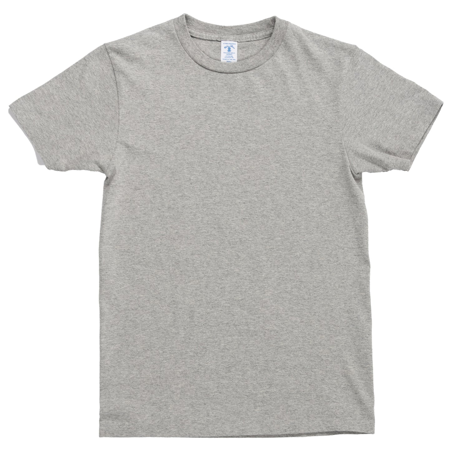 Velva Sheen 2 Pack Crewneck Plain Tee T-Shirt Heather Grey Front