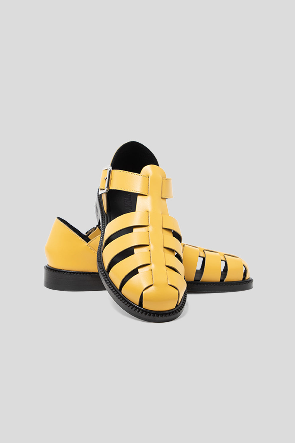 Women's Fisherman Sandals - Yellow Crust