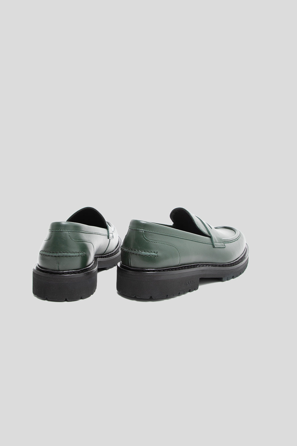 Vinny&#39;s Richee Penny Loafer in Basil Green